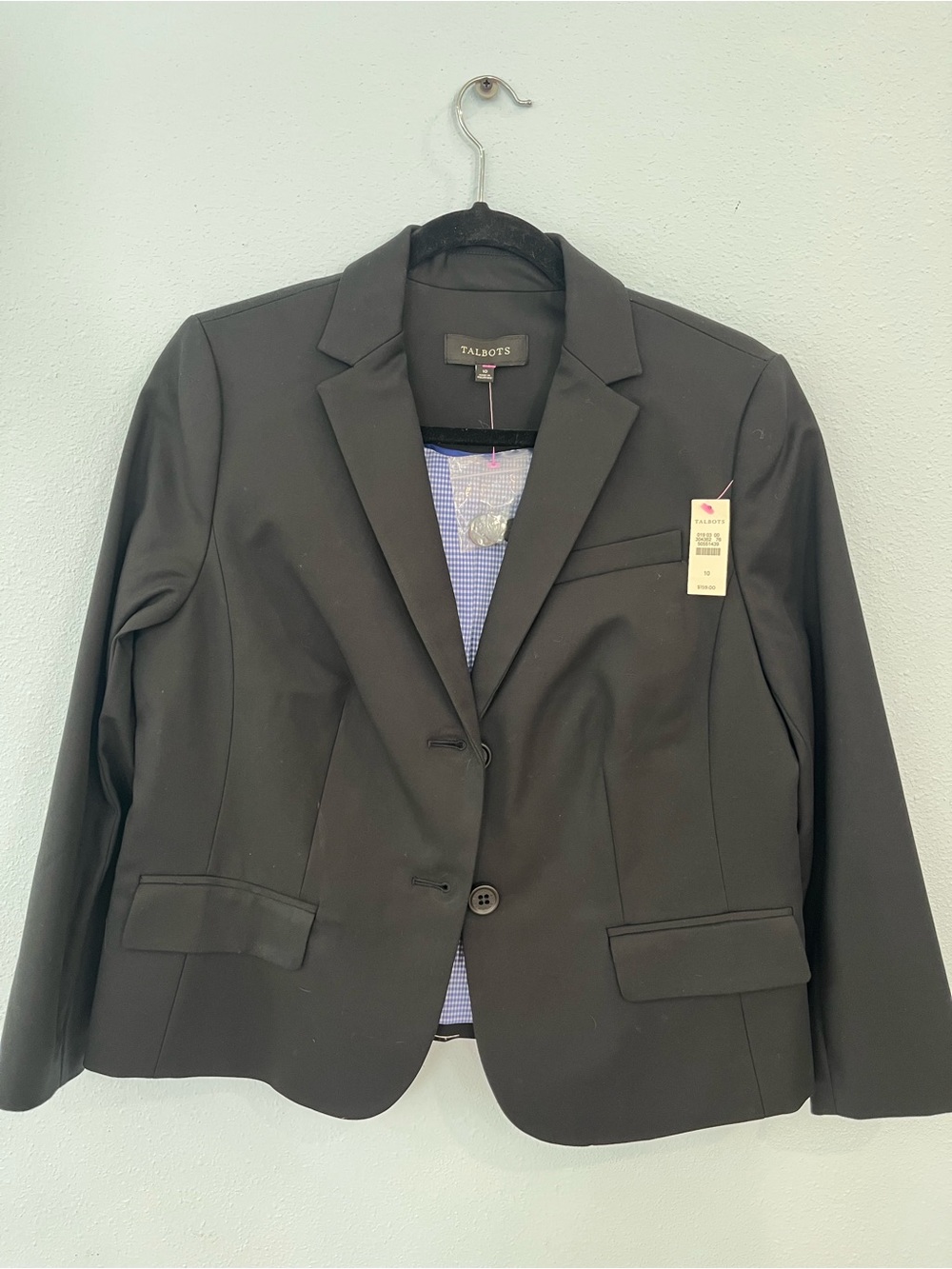 Talbots Black Women's Classic Two-Button Blazer